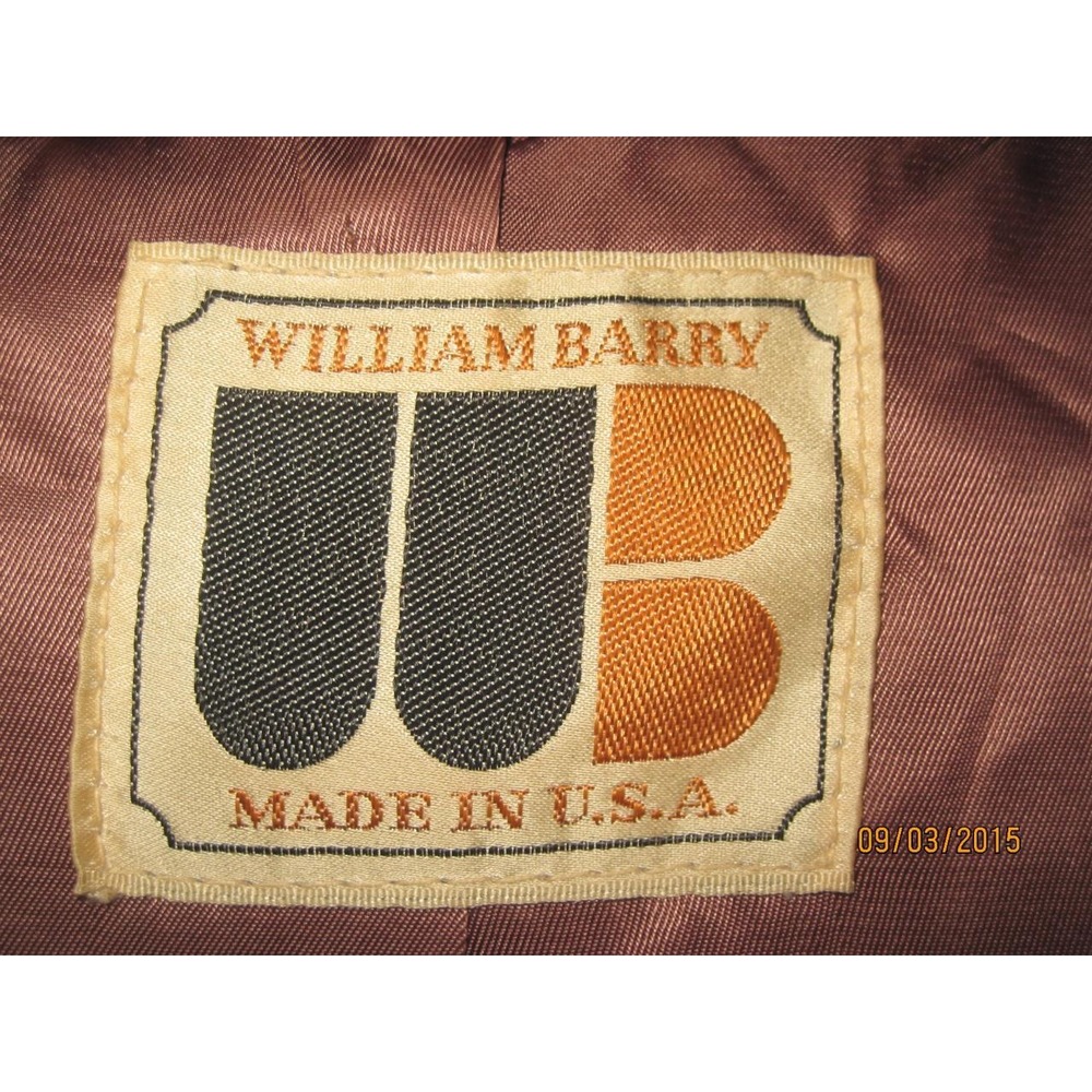 William Barry 40 USA Vintage 70s LEATHER Pork Velour Western ROCKER JACKET j129 - Picture 3 of 4